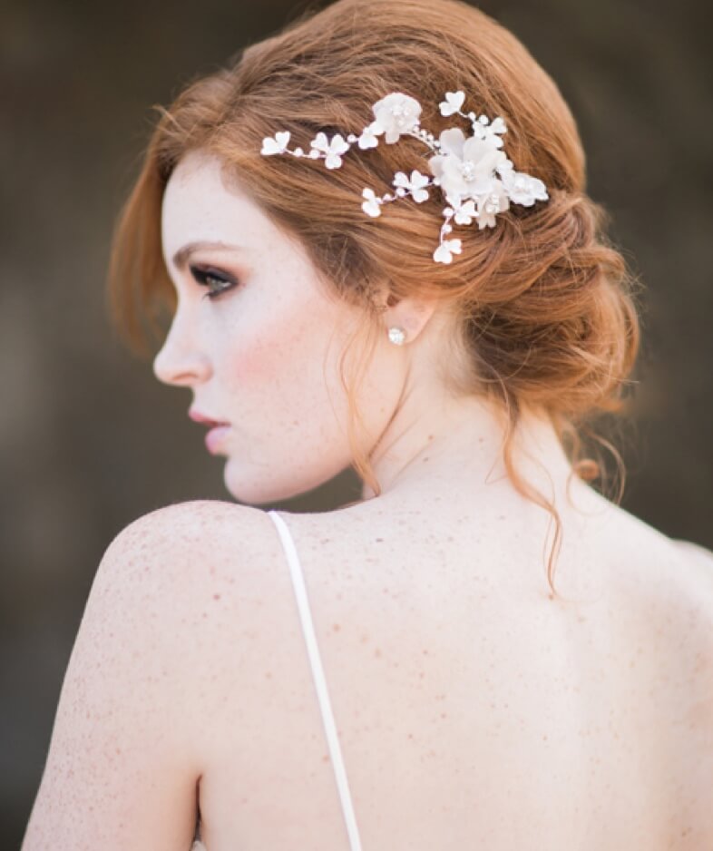 Models wearing The Exquisite Bride Accessories