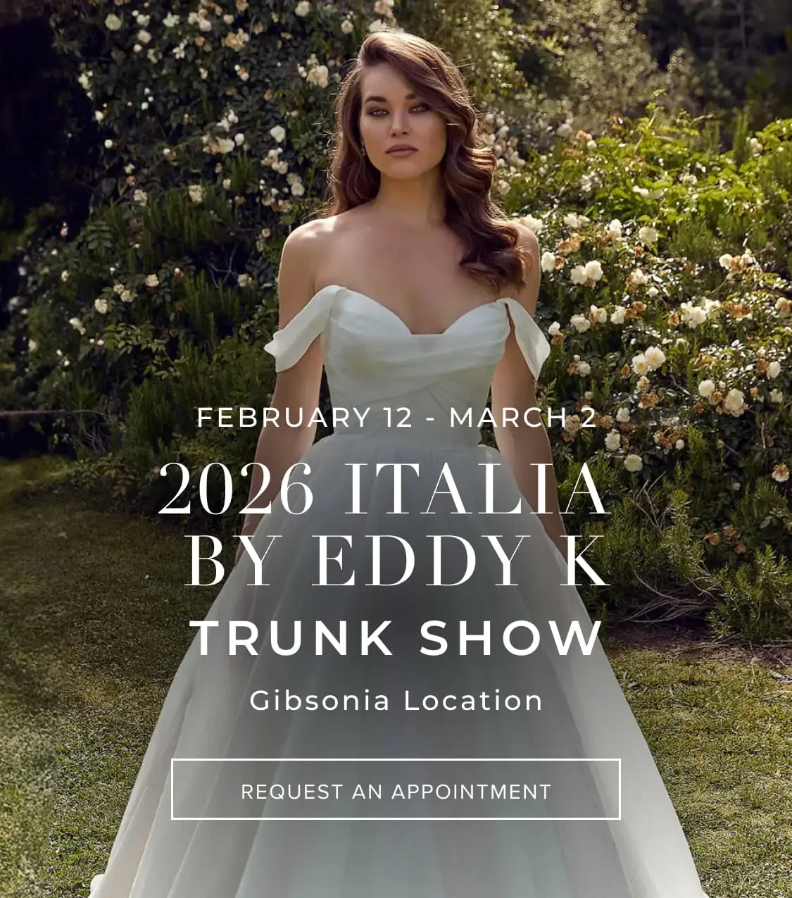 2026 Italia by Eddy K Trunk Show  Gibsonia Location mobile banner